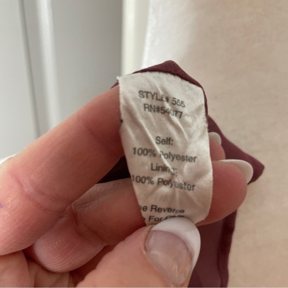 Cabi Size S Sleeveless Top Adjustable Spaghetti Straps Rust Flowy Lined - Picture 9 of 9